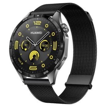 MILANESE Kovový remienok pre Huawei Watch GT 5 46mm čierny