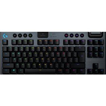 Logitech G915 LIGHTSPEED Tenkeyless Wireless RGB GL Clicky US INTL, carbon (920-009537)