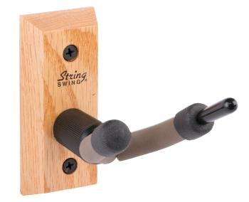 String-Swing Wall Mount Violin Hanger Oak