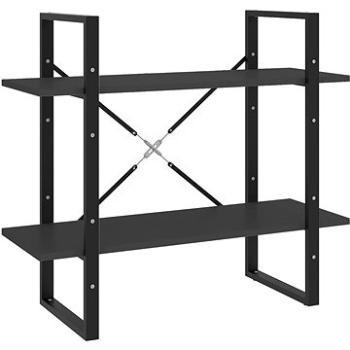 Shumee s 2 policami sivá 80 × 30 × 70 cm drevotrieska, 806449