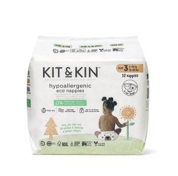 KIT & KIN Plienky jednorazové eko 3 (6-10 kg) 32 ks