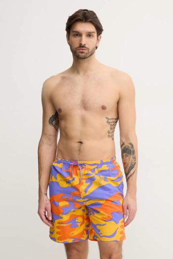 Plavkové šortky adidas Originals STR SWIMSH 8IN fialová farba, JD4262