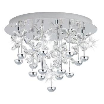 LED stropné osvetlenie Eglo PIANOPOLI chróm 39245