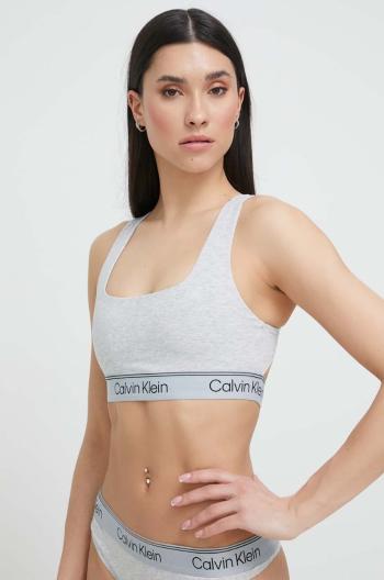 Podprsenka Calvin Klein Underwear šedá farba, vzorovaná