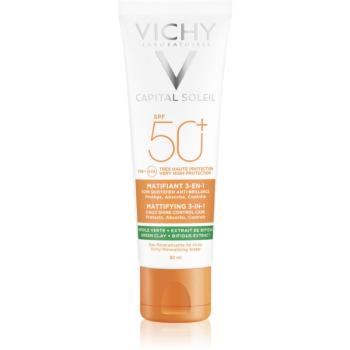 Vichy Capital Soleil Mattifying 3-in-1 ochranný zmatňujúci krém na tvár SPF 50+ 50 ml