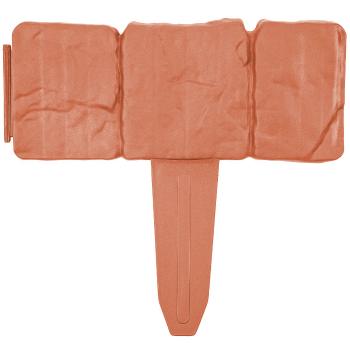 4Home Záhradná palisáda - obrubník Terracotta, 2,5 m