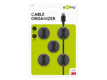 Organizér na káble GOOBAY 95040 5ks Black