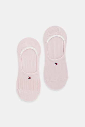 Ponožky Tommy Hilfiger 2-pak dámske, ružová farba, 701232981