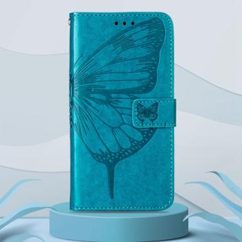 ART BUTTERFLY Peňaženkový obal pre Tecno Camon 18 modrý