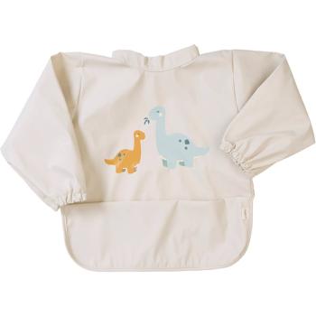 Saro Baby Waterproof Bib with Sleeves podbradníček Sand 1 ks