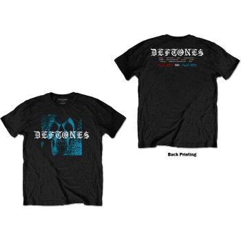 Deftones tričko Static Skull Čierna XL