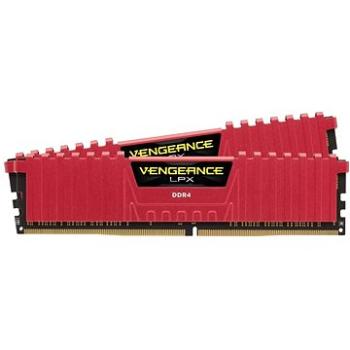 Corsair 16 GB KIT DDR4 3200 MHz CL16 Vengeance LPX červená (CMK16GX4M2B3200C16R)