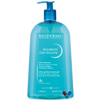 Bioderma Atoderm jemný sprchový gel pre suchú a citlivú pokožku 1000 ml