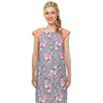 Bellatex Zástera Adéla Flowers rose pink 67 x 84cm