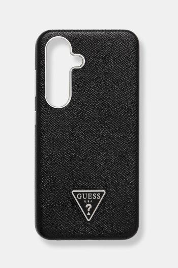Puzdro na mobil Guess Samsung Galaxy S25 čierna farba, GUHMS25SPGTSPSK