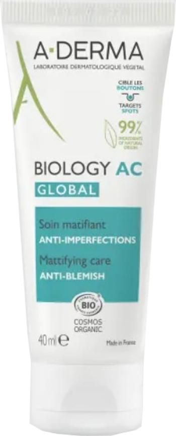 A-DERMA Zmatňujúca starostlivosť proti nedokonalostiam pleti Biology AC Global (Anti-Blemish Mattifying Care) 40 ml