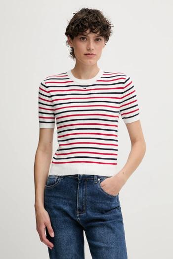 Bavlnený sveter Tommy Jeans tmavomodrá farba, DW0DW19336