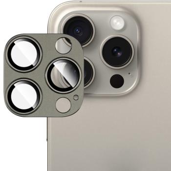 IMAK FULL METAL COVER Sklo pre fotoaparát Apple iPhone 15 Pro / 15 Pro Max šedé