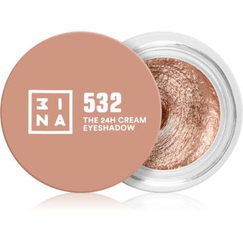 3INA The 24H Cream Eyeshadow krémové očné tiene odtieň 532 Bronze 3 ml