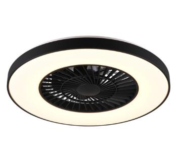 LED ventilátor Reality Halmstad čierna R62672132
