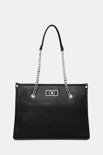 Kabelka U.S. Polo Assn. JONES CHIC čierna farba, BEUJ86446WVP
