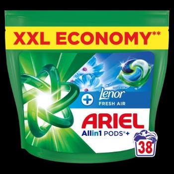ARIEL Allin1 PODS+, Lenor fresh air, kapsule na pranie 38 ks