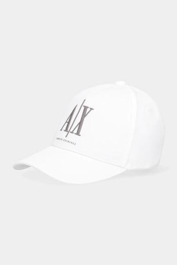 Bavlnená šiltovka Armani Exchange biela farba, XM000811 AF13343