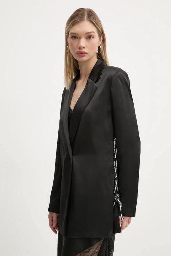 Sako Karl Lagerfeld Jeans čierna farba, jednoradové, jednofarebné, A1W14022