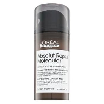 L´Oréal Professionnel Série Expert Absolut Repair Molecular Professional Leave-in Mask bezoplachová maska pre poškodené vlasy 100 ml