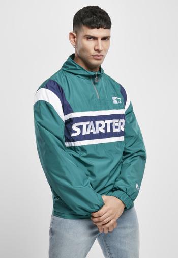 Starter Half Zip Retro Jacket retro green/blue night/white - S