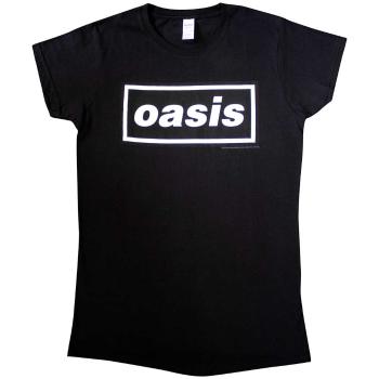 Oasis tričko Decca Logo Čierna XXL