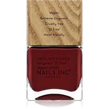 Nails Inc. Vegan Nail Polish dlhotrvajúci lak na nechty odtieň Swear By Salutation 14 ml