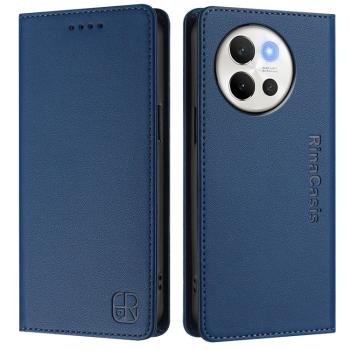 RINA Zaklápacie puzdro pre Vivo V40 Lite 5G tmavomodré