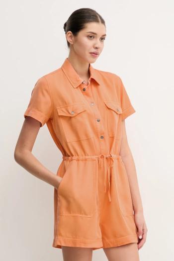 Overal Pepe Jeans EDMEE oranžová farba, s golierom, PL230511
