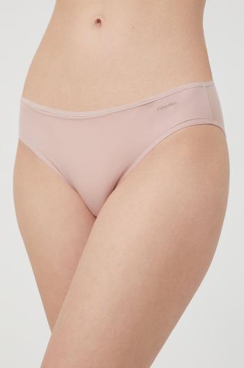 Nohavičky Calvin Klein Underwear ružová farba,,000QF6817E