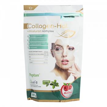 JutaVit Collagen-Hal + Hialuron komplex málna ízű halkollagén italpor 200 g