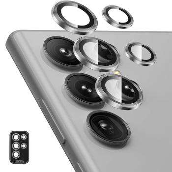 ENKAY ALU Sklo pre fotoaparát Samsung Galaxy S25 Ultra 5G GREY