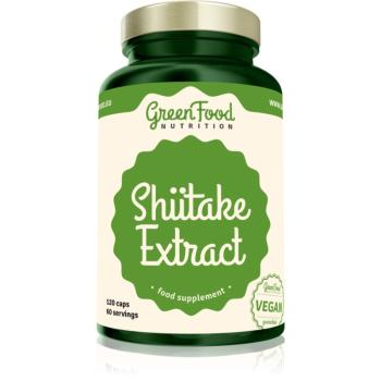 GreenFood Nutrition Shiitake Extract kapsuly zo vzácnej huby 90 cps