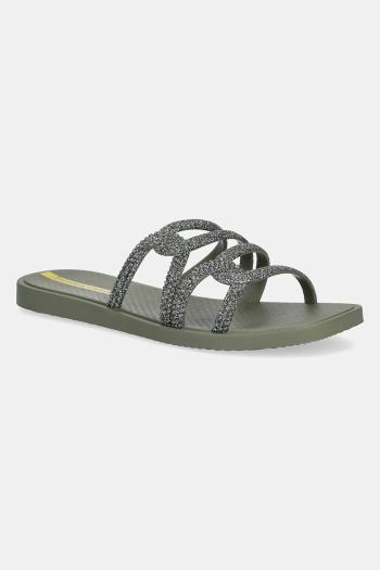 Šľapky Ipanema SOLAR GLOW S dámske, zelená farba, 27286-BB954