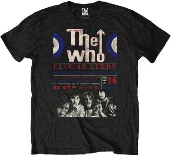 The Who Tričko Live At Leeds '70 Unisex Black 2XL