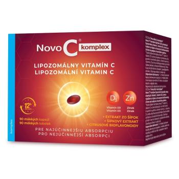 NOVO C Komplex Lipozomálny vitamín C + vitamín D3 + zinok 90 kapsúl