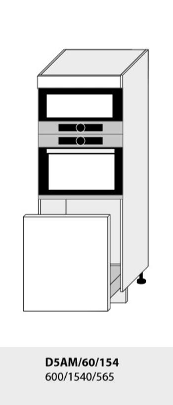 ArtExt Kuchynská linka FLORENCE mat Kuchyňa: Spodná skrinka D5AM/60/154 / (ŠxVxH):  60 x 154 x 56,5 cm