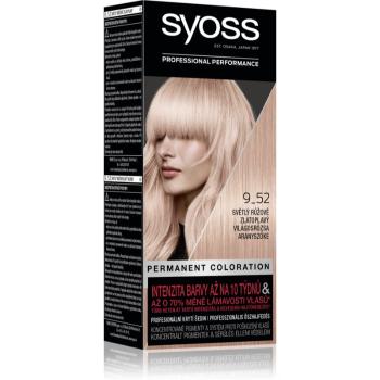 Syoss Color permanentná farba na vlasy odtieň 9-52 Light Rose Gold Blond 1 ks