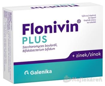 Flonivin PLUS (Saccharomyces + Bifidobacterium + zinok) 60cps