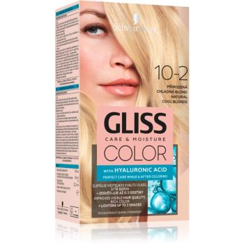 Schwarzkopf Gliss Color permanentná farba na vlasy odtieň 10-2 Natural Cool Blonde 1 ks