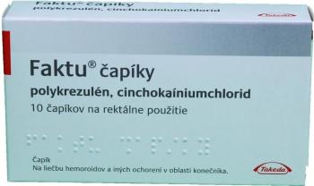 FAKTU čapíky 100 mg/2,5 mg 10 ks