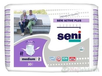 Seni ACTIVE PLUS Medium 2 navliekacie nohavičky (obvod 80-110cm, savosť 2000ml) 10ks