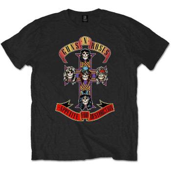 Guns N’ Roses tričko Appetite for Destruction Čierna 5XL