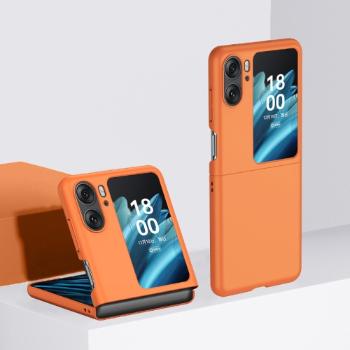 PLASTIC Ochranný plastový kryt OPPO Find N2 Flip oranžový