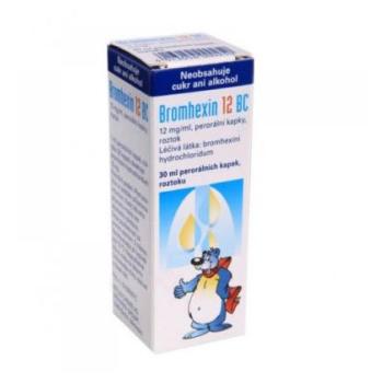 BROMHEXIN 12 BC perorálne roztokové kvapky 30 ml